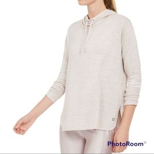 Calvin Klein Performance Blush Pink Cowl Neck 3/4 Sleeve Soft Sweater Size Large